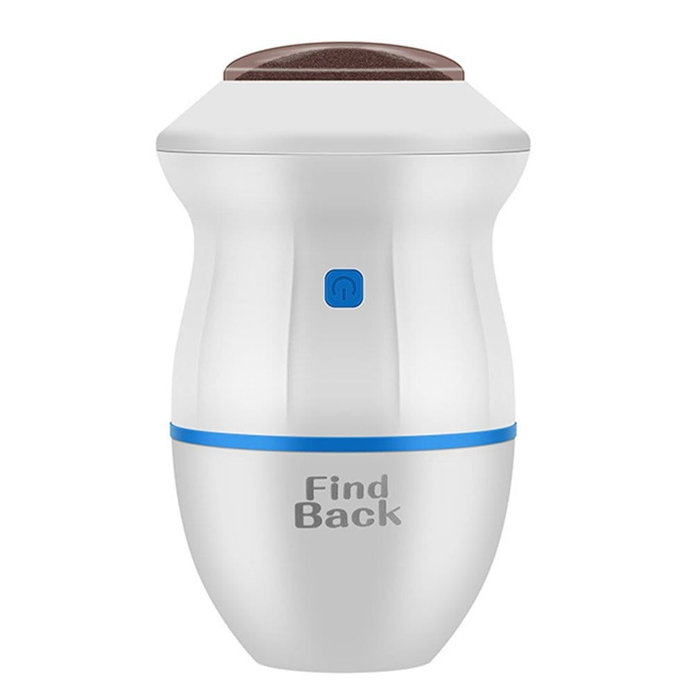 Electric Back Callus Remover with Built-In Vacuum – Rechargeable Foot Grinder for Dead Skin, Cracked Heels & Calluses