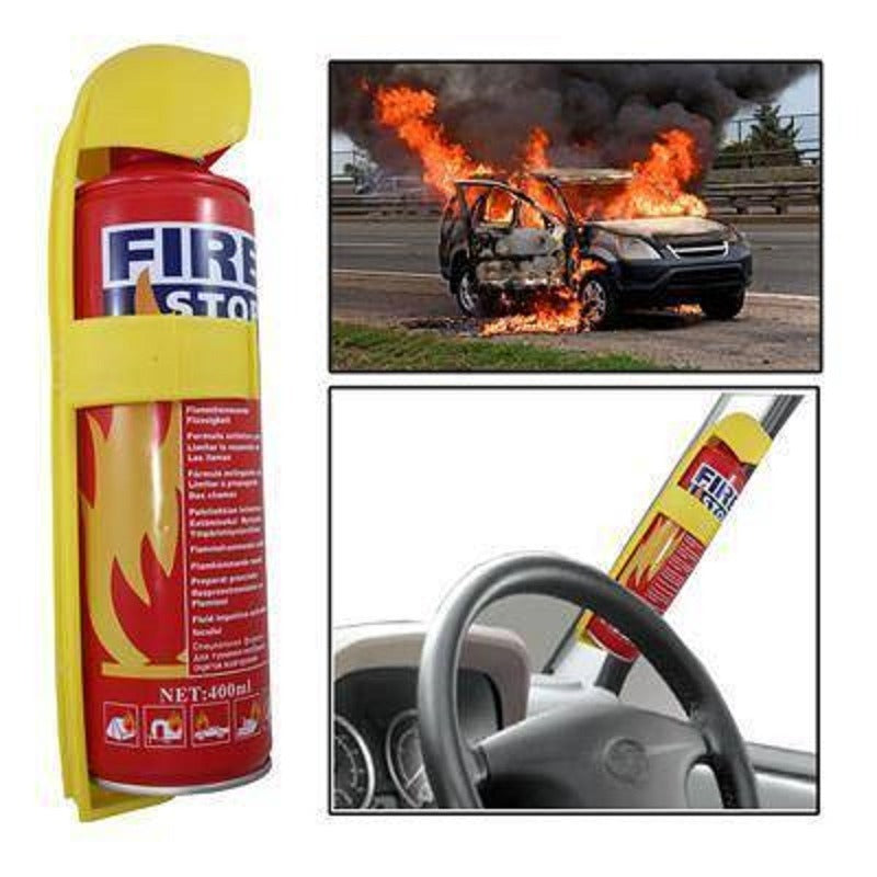 Foam Stop Fire 500ml Portable Fire Extinguisher Spray | Fire Stop Emergency Safety Spray for Home, Kitchen, Car & Office