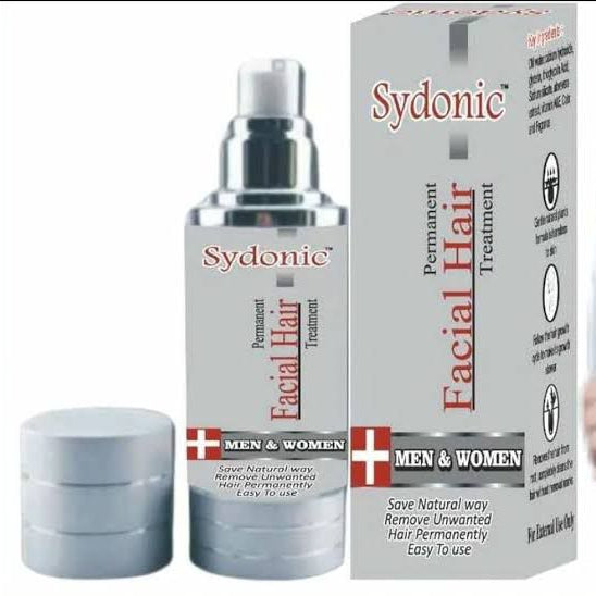 Sydonic Permanent Facial Hair Treatment – 30ml | Advanced Hair Reduction Solution for Men & Women