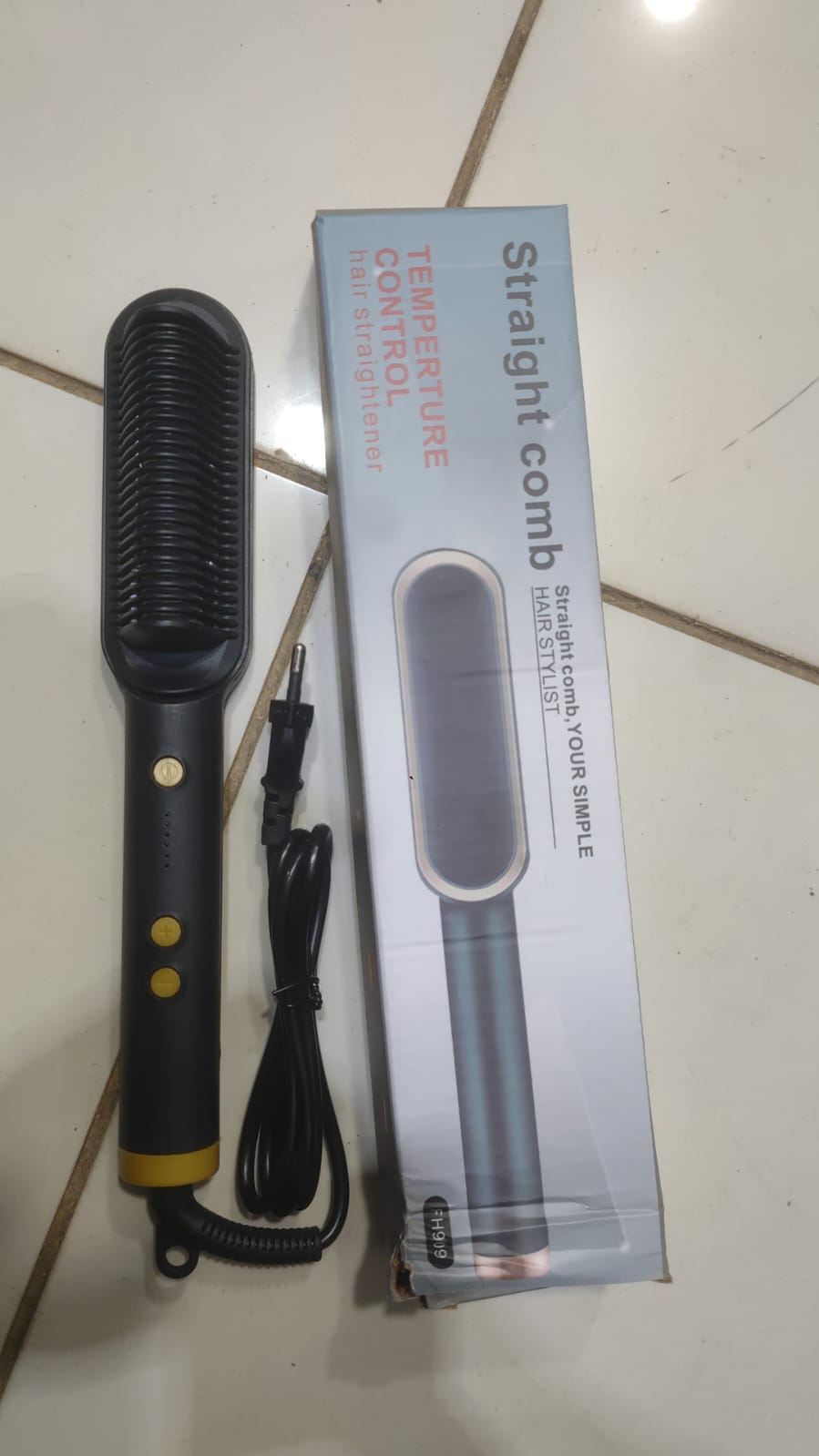 Mini Rechargeable Hair Straightener & Hot Comb