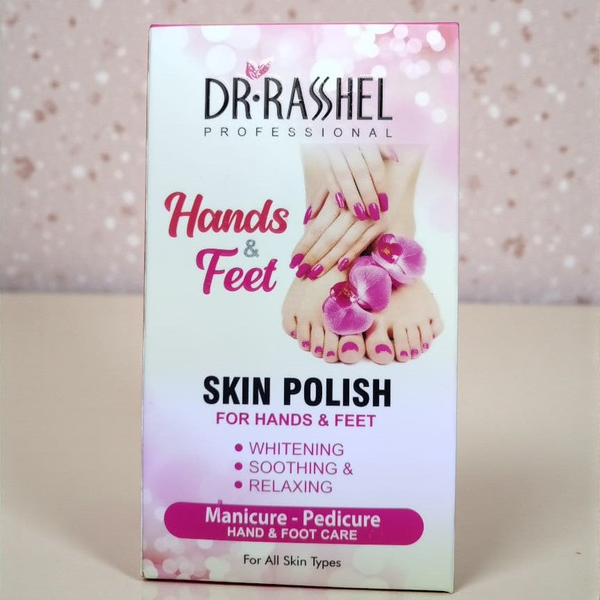 Dr Rashel Hand & Foot Skin Polish – Powder Formula with Blonder Powder | Smooth & Refreshing Care ~ Pack of 2