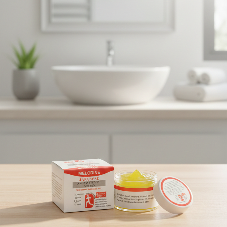 Melodine Japanese Soothing Massage Gel (120g) – For Neck, Shoulder, Knee & Muscle Pain Relief - Fast Acting