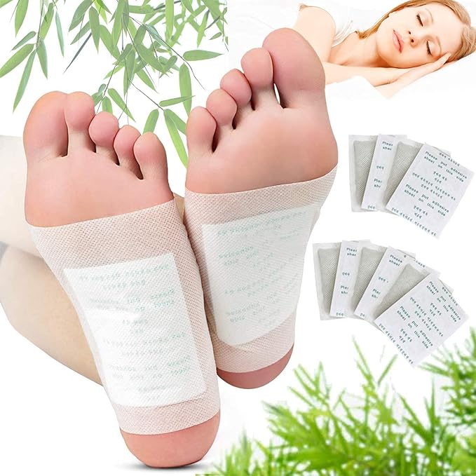 Kiyome Kinoki Detox Foot Pads | Pain-Free Cleansing Pads for Toxin Removal, Stress Relief & Improved Vital Organ Function | Red & Blueberry Variants (Random Variant)