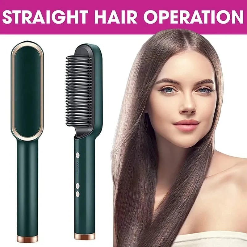 Mini Rechargeable Hair Straightener & Hot Comb