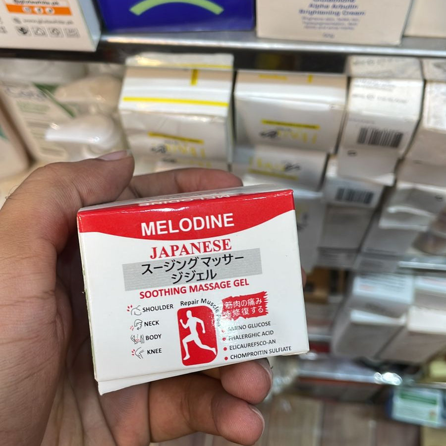 Japanese Formula Soothing Massage Gel for Joint & Muscle Pain Relief – Arnica, Mugwort, Hyaluronic Accid – Back, Neck, Knee & Leg Massage Balm – 100% Herbal Fast Absorption Formula