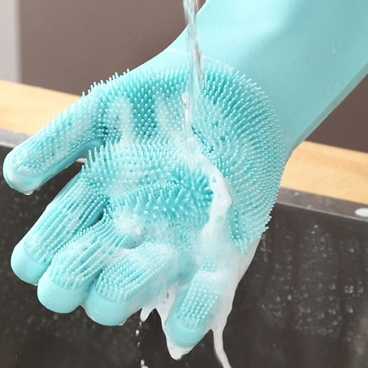 Silicone Dishwashing Gloves Durable Quality Comfortable Grip Reliable Performance Easy Cleaning (