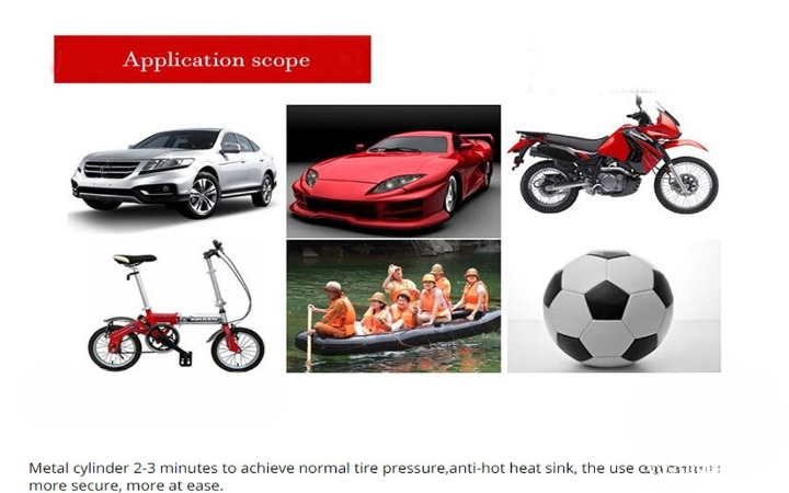 Foot And Hand Air Pump With Air Pressure Gauge – Fast Portable Car Bike And Cycle Inflator For Tires Balls And Inflatables