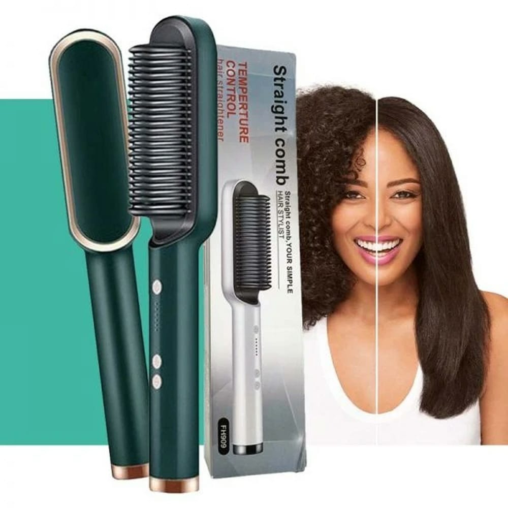 Mini Rechargeable Hair Straightener & Hot Comb