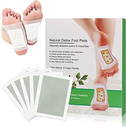 Kiyome Kinoki Detox Foot Pads | Pain-Free Cleansing Pads for Toxin Removal, Stress Relief & Improved Vital Organ Function | Red & Blueberry Variants (Random Variant)