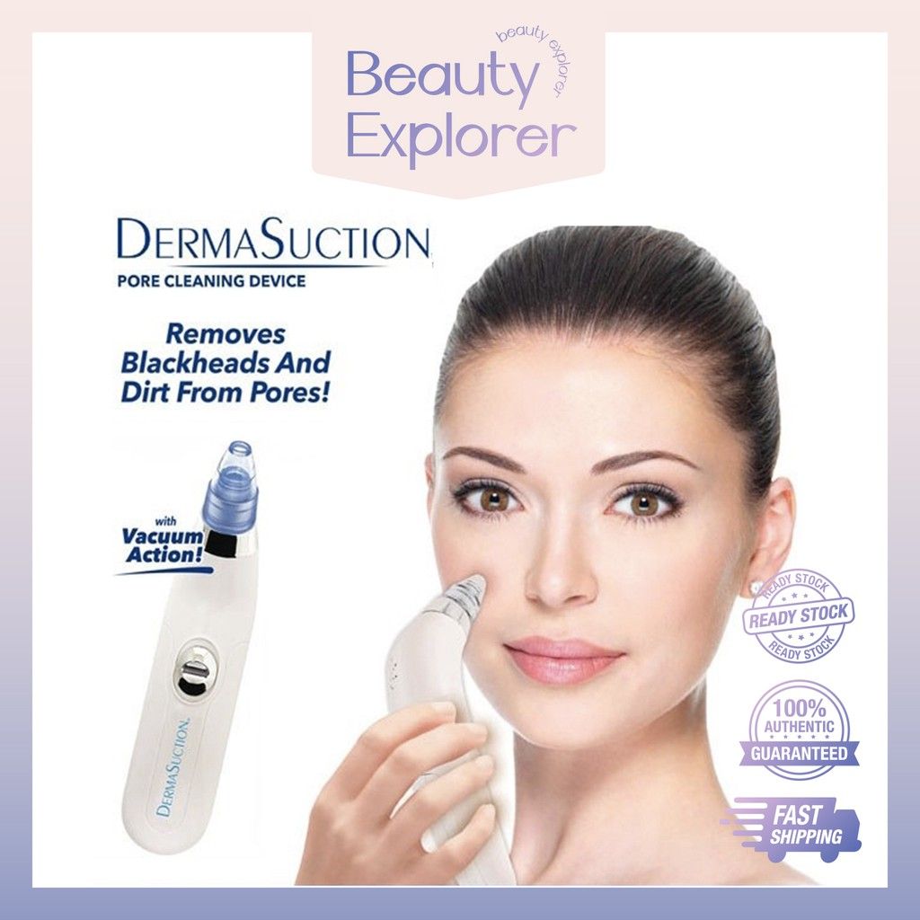 Derma Suction Pore Cleaning Device With Powerful Vacuum Action Gently Removes Dirt, Oil, And Blackheads, Leaving Skin Clean, Smooth, And Refreshed