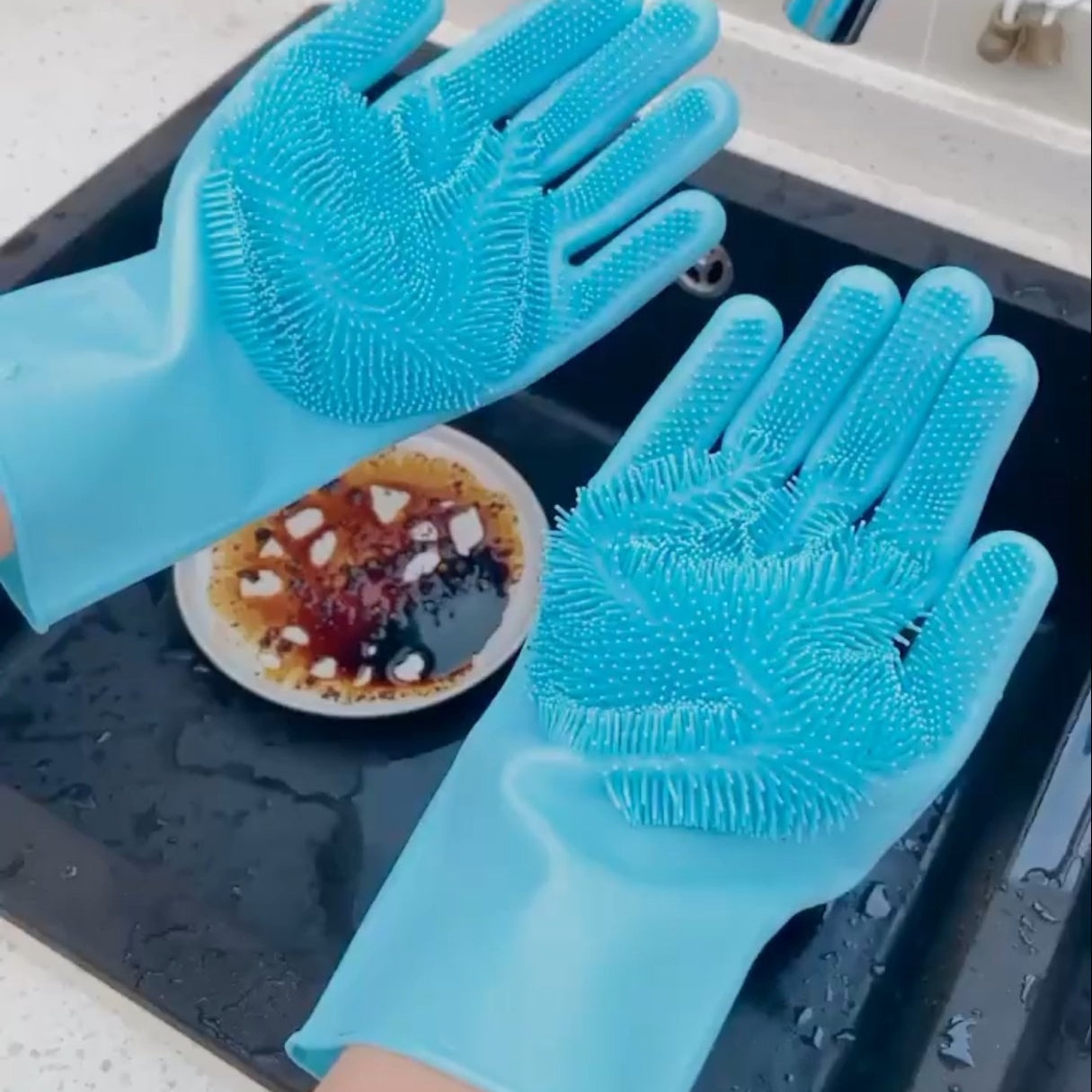 Silicone Dishwashing Gloves Durable Quality Comfortable Grip Reliable Performance Easy Cleaning (