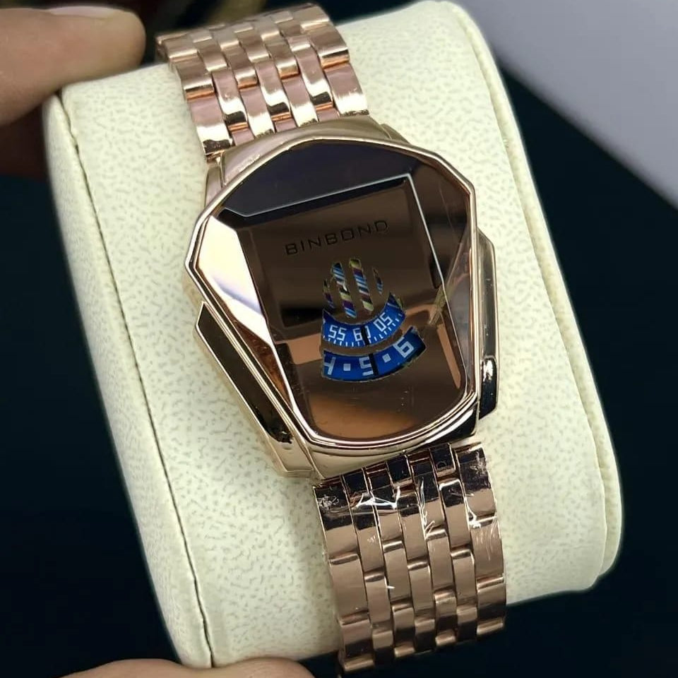 Stylish Mens Quartz Watch With Chain Strap Elegant Durable Quality Reliable Performance Timeless Design - Black Watch With Chain Strap Elegant Durable Quality Reliable Performance Timeless Design - Black