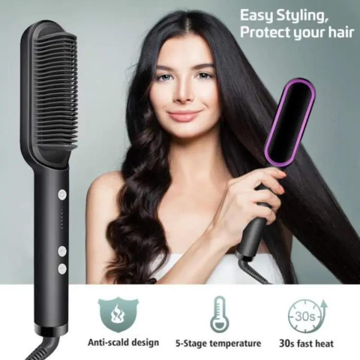 Mini Rechargeable Hair Straightener & Hot Comb