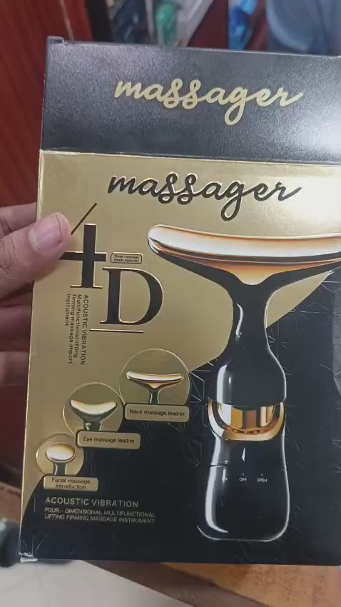 3-in-1 Face Slimming & Uplift Wand – Thermal & Vibration Beauty Massager for Face and Neck