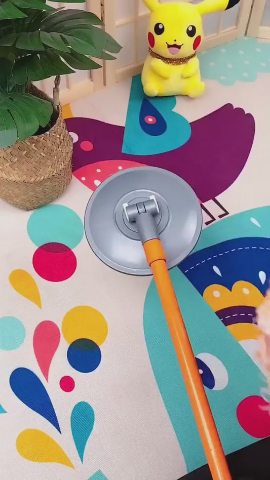 360° Rotating Microfiber Mop | Extendable Handle Telescopic Floor Cleaning Mop | Sunflower Round Mop For Home, Office And Car Screen